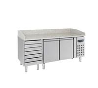 Table Pizza Réfrigérée 2 portes 7 tiroirs série 800