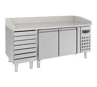 Table Pizza Réfrigérée 2 portes 7 tiroirs série 800 Combisteel NC G
