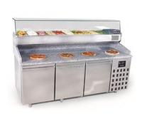 Table Pizza Réfrigérée 3 portes série 800 Combisteel 1 G