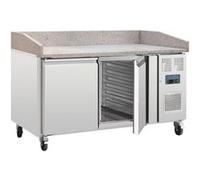 Table Pizza Réfrigérée Dessus Marbre 2 Portes Polar NC G