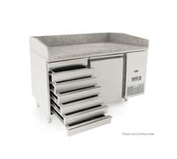 Table Pizza Réfrigérée Tropicalisée 1 porte 7 tiroirs à pâtons Atosa NC G