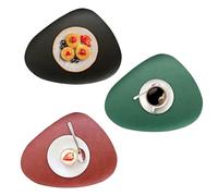 Table Place Mat - PVC, 17.91x14.37x0.06in Dining Mat Non-Slip Wipeable | Washable Stylish Table Protector, Dining Tables Mats for Home, Restaurant, Patio, Living Room, Parties, Picnics, Holidays