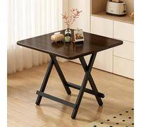 Table Pliable Carrée Bureau Repliable Table Rabattable for Petits Espaces | Structure Renforcée X for Grande Stabilité Sert à Fois de Table à Manger et de Bureau Facile à Déplier et à Ranger