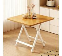 Table Pliable Carrée Bureau Repliable Table Rabattable for Petits Espaces | Structure Renforcée X for Grande Stabilité Sert à Fois de Table à Manger et de Bureau Facile à Déplier et à Ranger