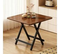 Table Pliable Carrée Bureau Repliable Table Rabattable for Petits Espaces | Structure Renforcée X for Grande Stabilité Sert à Fois de Table à Manger et de Bureau Facile à Déplier et à Ranger