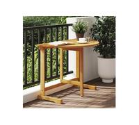 vidaXL Table pliable de balcon 364896 90x60x72 cm bois d'acacia solide Marron