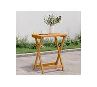 Table pliable de jardin 50x36x60 cm bois d'acacia solide table vidaXL