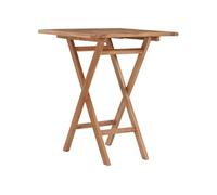 Vidaxl Table Pliable De Jardin 60x60x75 Cm Bois De Teck Solide