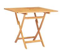 Vidaxl Table Pliable De Jardin 85x85x76 Cm Bois De Teck Solide