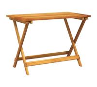 Vidaxl Table Pliable De Jardin 90x52,5x65 Cm Bois D'acacia Solide