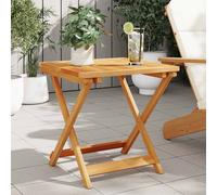 vidaXL Table à manger fixe sans tiroir 2 personnes Bois 90 x 65 cm