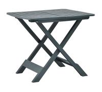 vidaXL Table pliante de jardin Plastique Vert 79x72x70 cm