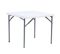 Table Pliable En Résine Camping Fêtes Foires Restauration 86x86x74 Cm 253V