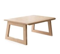 Table Pliable Petite Table Pliante Baie Vitrée Table À Thé Salon Mini Table À Manger Table Basse Asseyez-Vous sur Le Sol Et Étudiez La Petite Table Basse (Color : Wood, S : 70 * 40 * 30cm)