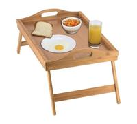 Table pliable pour ordinateur portable avec pieds réglables - Plateau de petit-déjeuner polyvalent pour canapé et lit, parfait pour le travail et les loisirs
