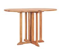 vidaXL Table Pliable de Jardin Papillon Table Pliable de Patio Table Pliable de Terrasse Table Pliable d'Extérieur 120x70x75 cm Bois Teck Solide