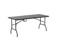 Table pliante - 1 830 x 750 x 740 mm - Royal Catering - 150 kg - Intérieur/extérieur - Blacke RC-FT_3