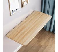 Table pliante à fixation murale - Établi pliable à suspendre avec motif feuilles tombantes pour petits espaces, parfait pour PC, salle à manger, bar et ordinateur portable, 100 x 50 cm