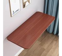 Table pliante à fixation murale - Établi pliable à suspendre avec motif feuilles tombantes pour petits espaces, parfait pour PC, salle à manger, bar et ordinateur portable, 100 x 50 cm