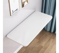 Table pliante à fixation murale - Établi pliable à suspendre avec motif feuilles tombantes pour petits espaces, parfait pour PC, salle à manger, bar et ordinateur portable, 100 x 50 cm
