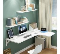 Table pliante à suspendre, bureau pliable mural robuste pour économiser de l'espace dans les appartements, études, chambre, cuisine, buanderie