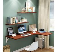 Table pliante à suspendre, bureau pliable mural robuste pour économiser de l'espace dans les appartements, études, chambre, cuisine, buanderie