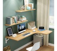 Table pliante à suspendre, bureau pliable mural robuste pour économiser de l'espace dans les appartements, études, chambre, cuisine, buanderie