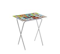 Don Hierro - Table Pliante Avec Plateau Amovible, Petite Table D'appoint Pliante Pour Cuisine, Camping, Terrasse, Jardin, Ada-21 Multicolore