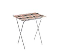 Don Hierro - Table Pliante Avec Plateau Amovible, Petite Table D'appoint Pliante Pour Cuisine, Camping, Terrasse, Jardin, Ada-87 Multicolore