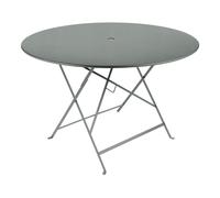 Fermob Table pliante BISTRO ronde - C7 Gris lapilli - Ø 117 cm