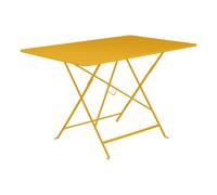 Table de jardin 6 personnes FERMOB Bistro 117 x 77 cm - Miel