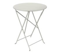 Table de jardin 2 personnes FERMOB Bistro Ø 60 cm - Gris Argile