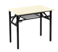 Table Pliante Cuisine Rabattable avec Rangement Table Pliante en Panneaux Artificiels, Table de Pique Nique Table À Mange Carrée pour Jardin Barbecue(100 * 50 * 75cm)