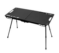 Table Pliante,d'Aluminium Portable à Hauteur Réglable | Tables De Camping Pour Cuisine D'Extérieur | Pour Pique-nique Voyage Randonnée BBQ Plage Road Trip Intérieur Jardin Arrière-cour Patio Cuisine