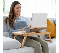 Table pliante d'appoint en bambou Lapwood InnovaGoods