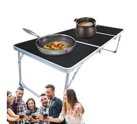 Table pliante de camping - Compact Camp Desk | Configuration facile pour les pique-niques, les repas et les jeux, robustes pour la cuisine et la salle à manger, polyvalent pour barbecue et talonnage