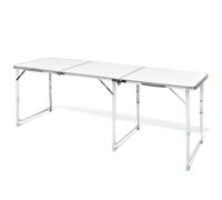Table Pliante De Camping En Aluminium Avec Hauteur Ajustable