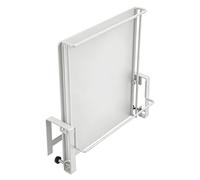 Table pliante de cuisine auxiliaire en fer 28 x 25,5 x 10,8 cm | Wall Mounted Foldable Desk Space-Saving Floating Table | Compact Utility Shelf For Laundry Office Balcony Bedroom RV Apartment Studio