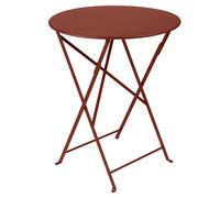 Table pliante d'extérieur bistro, ronde, 60 cm, rouge ocre, Fermob OFFRE SPECIALE - 3100540333563