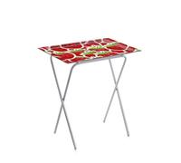 Don Hierro - Table Pliante Avec Plateau Amovible, Petite Table D'appoint Pliante Pour Cuisine, Camping, Terrasse, Jardin, Ada-57 Multicolore