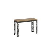 Table pliante double Ghibli 120/200x45/90 cm avec cadre anthracite