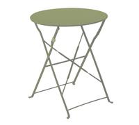 Table pliante en acier vert tilleul - Oviala