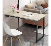 Table pliante en bois - Bureau mural pour cuisine, salle à manger et chambre à coucher
