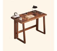 Table Pliante En Bois Massif, Bureau D'ordinateur Pliable Et Escamotable, Idéal Pour Travailler Sur Ordinateur Portable, Atelier, À Domicile Ou Petit Appartement. Prête À L'emploi(80*50*75CM)