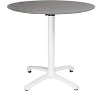 Table Pliante en Polypropylène Ø 800 mm Gris Foncé Bolero Gris Foncé