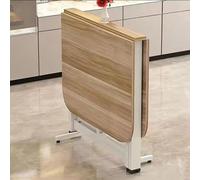 Table pliante extensible en bois, table de salle à manger 3 en 1 multifonction pour cuisine et salon, design pliable pour chambre à coucher