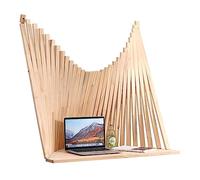 Table Pliante Flottante Murale Décorative - Bureau d'Étude Moderne Fixé au Mur pour Salle à Manger et Maison (100x85cm)