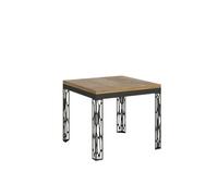 Table pliante Ghibli Libra 90x90/180 cm avec cadre anthracite