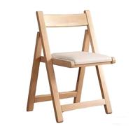 Table Pliante Interieur Ensemble Tables et chaises Pliantes for 4 à 6 Personnes, avec Rangement et roulettes, Gain de Place Tables et chaises Pliantes en Bois Massif(1*Stool)