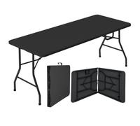 Table pliante Kyoto stable, pliable et polyvalente 180 x 73 cm